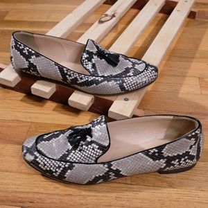 J. Crew Embossed Leather Loafers | Women's 9.5